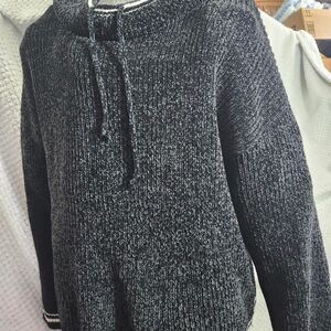 Rachel-Zoe Women's Grey and Black Sweater